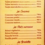 Menu Café Kessabine Marrakech August 2024 251008-726500